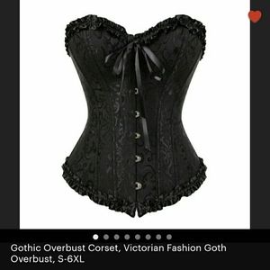 Gothic Overbust Corset Size Medium